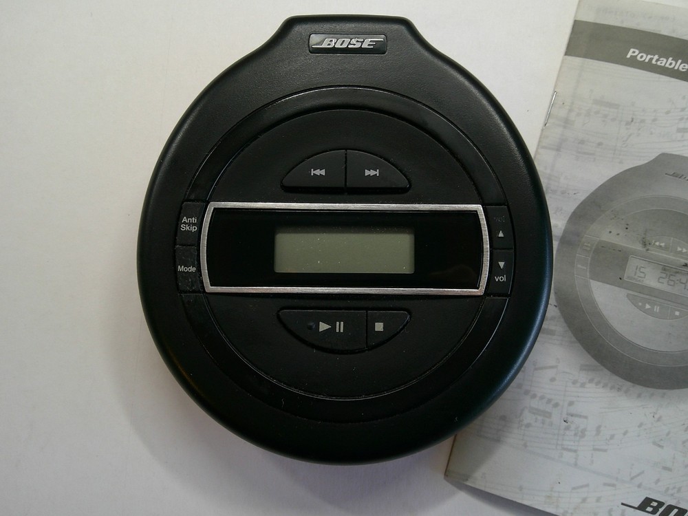 Bose Portable Compact Disc CD Player Model PM-1 Black Tested Working