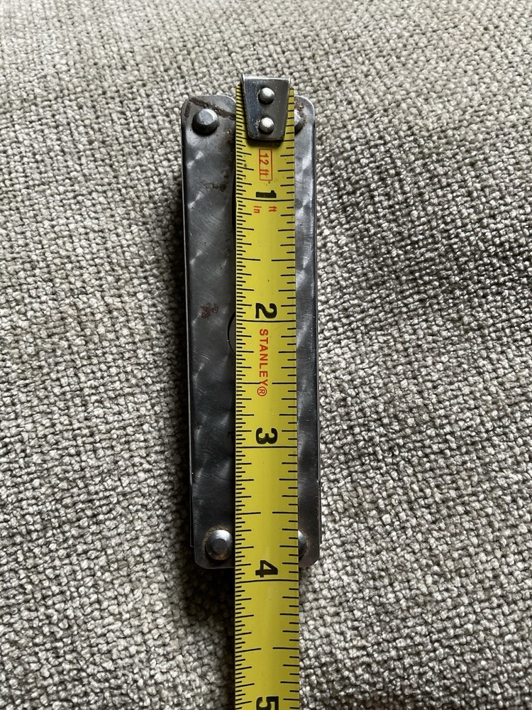 Multi-tool Unbranded Vtg See Pics With Black Leather Case