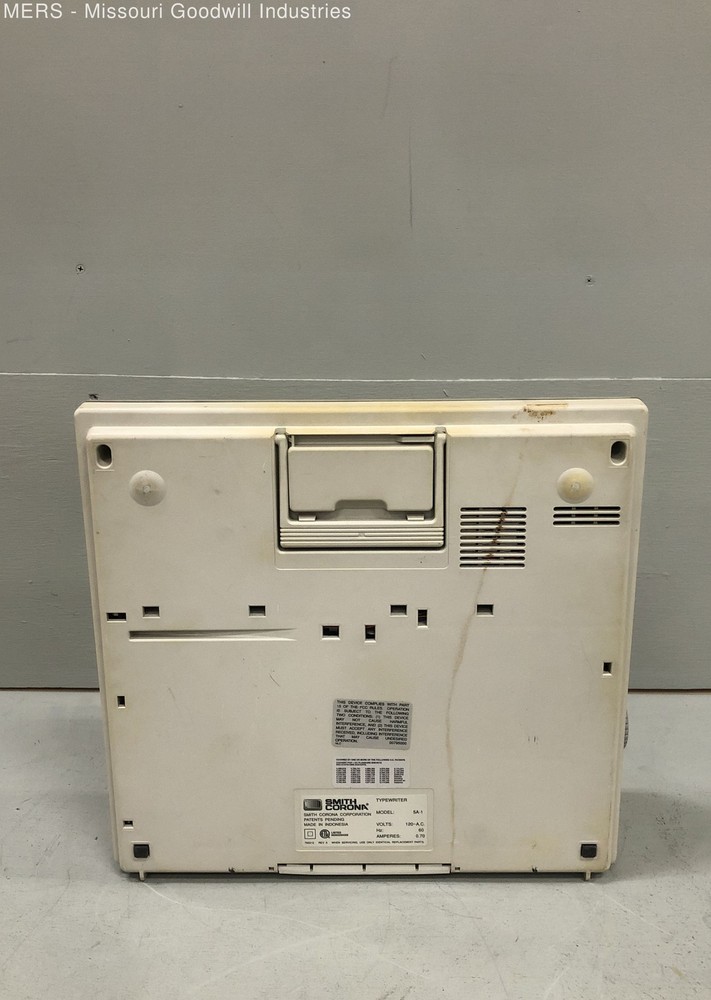 Smith Corona Beige Electronic Display Office Typewriter