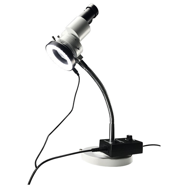 10X Dental Stereo Operating Binocular Microscope with LED Light Adjustable US