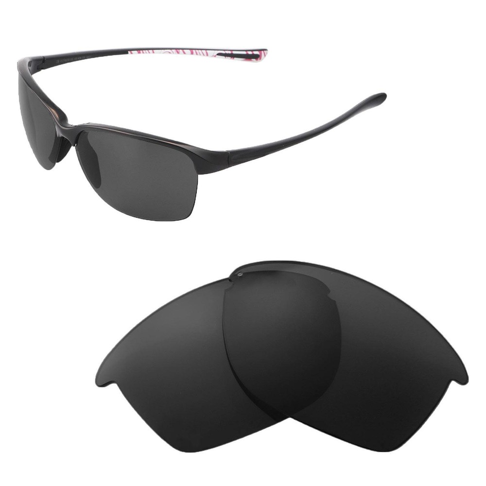Walleva Black Polarized Replacement Lenses For Oakley Unstoppable Sunglasses