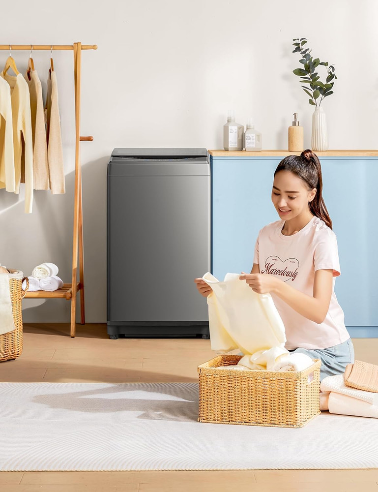 COMFEE’ 1.6 Cu.Ft Portable Washing Machine, 11Lbs Capacity Fully Automatic Compa