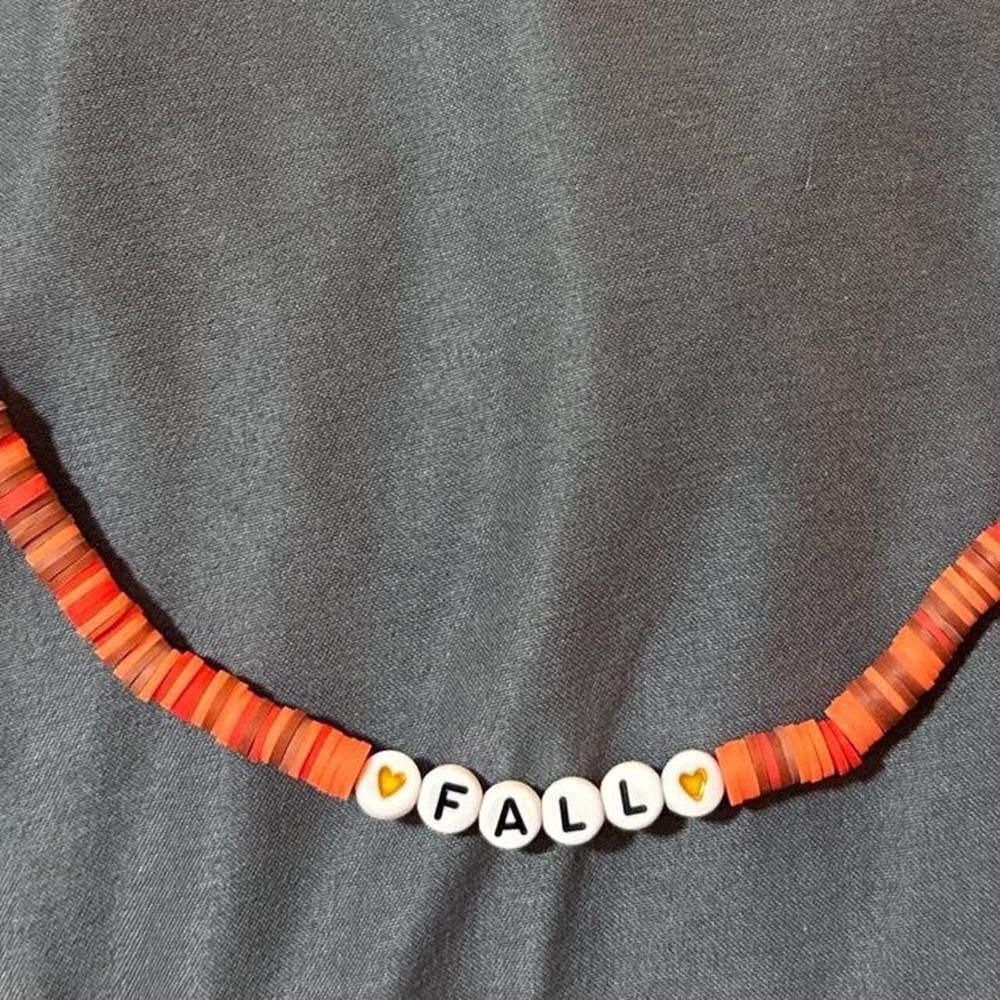 Fall Necklace orange/Brown