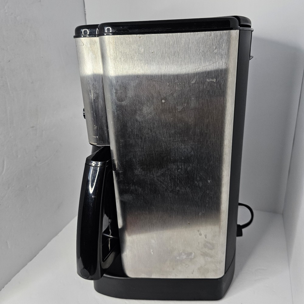 Cuisinart CBC-00 12-Cup Programmable Coffeemaker Silver/Black WORKS Breakfast