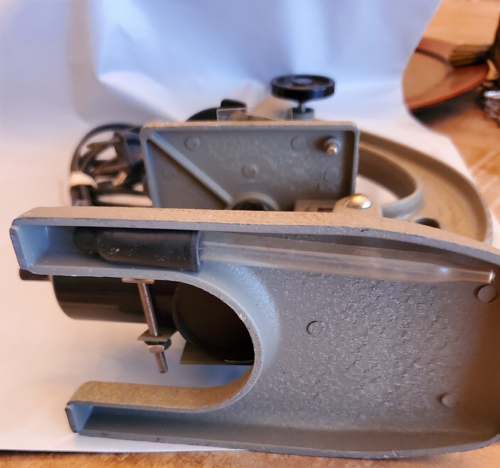 Vintage Black Microscope. Bin#8
