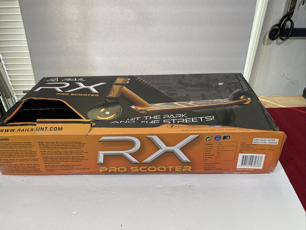 Rail RX Pro Kick Scooter - Gold