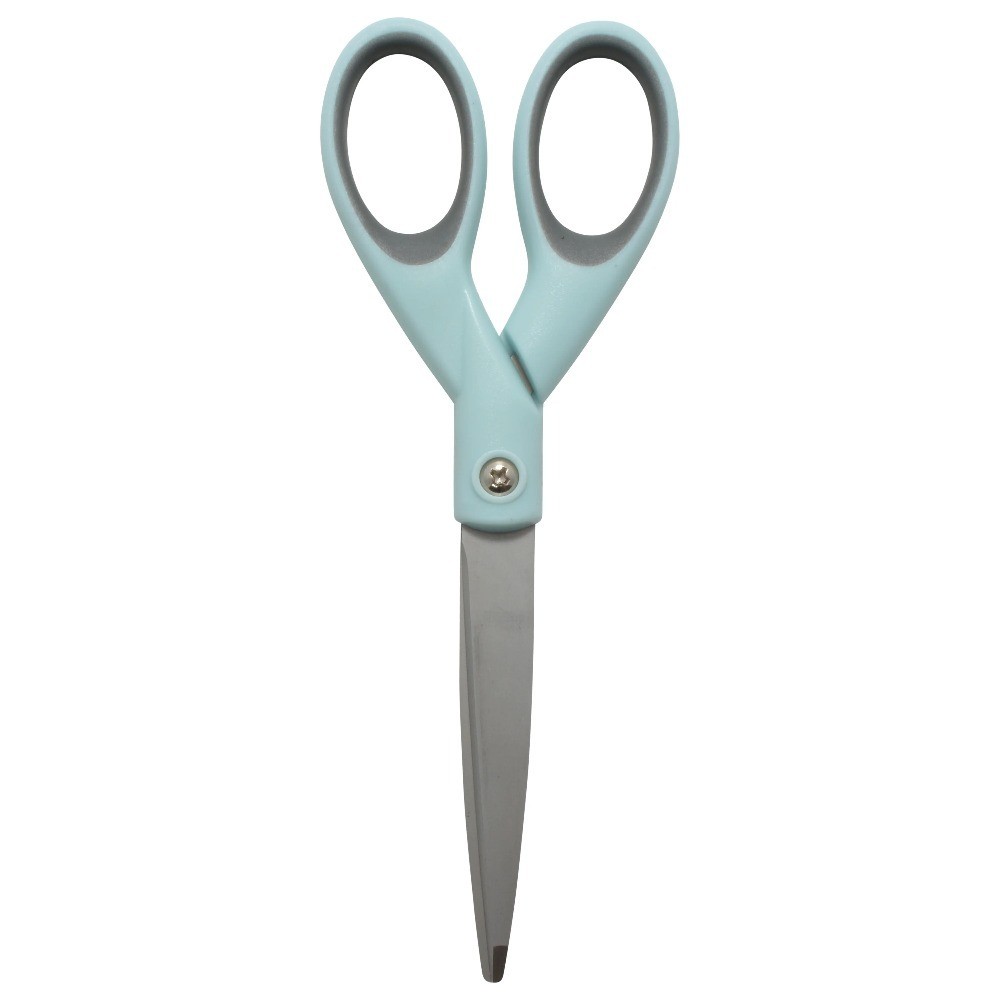 Micro Tip Sewing Scissors Titanium Bonded for Fabric and Crafting Light Blue