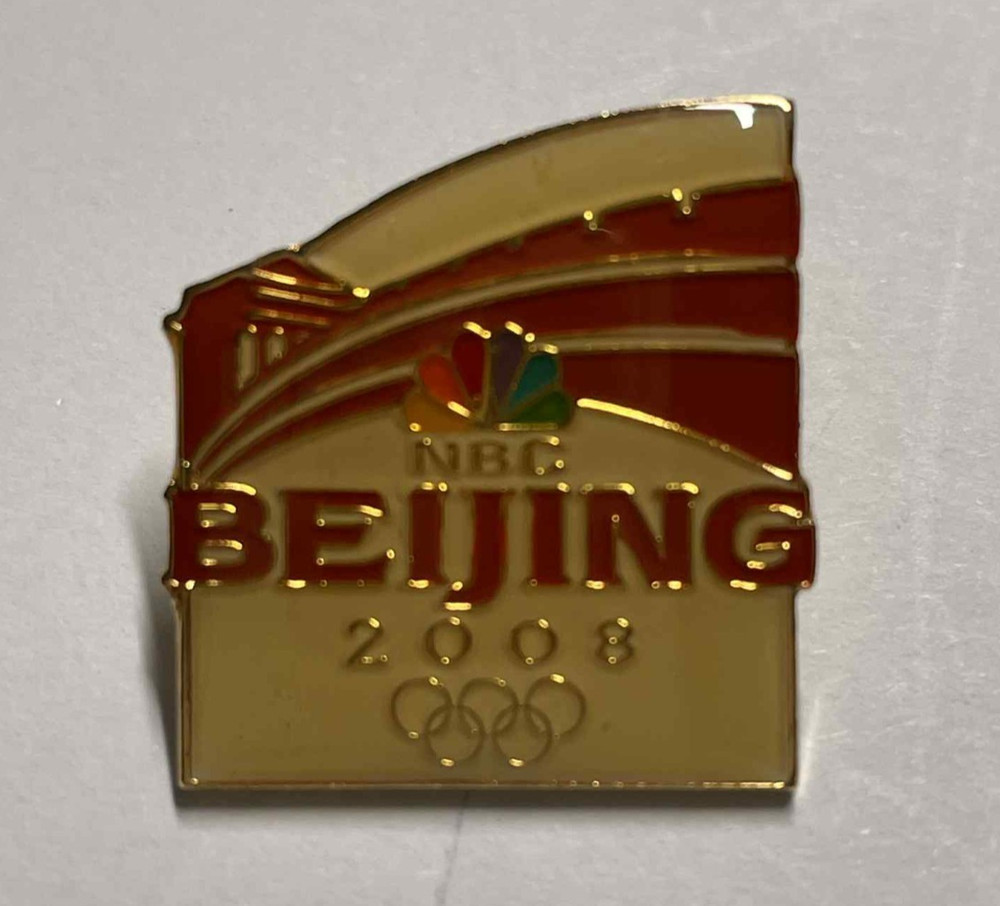 2008 Beijing China Olympics NBC Pin