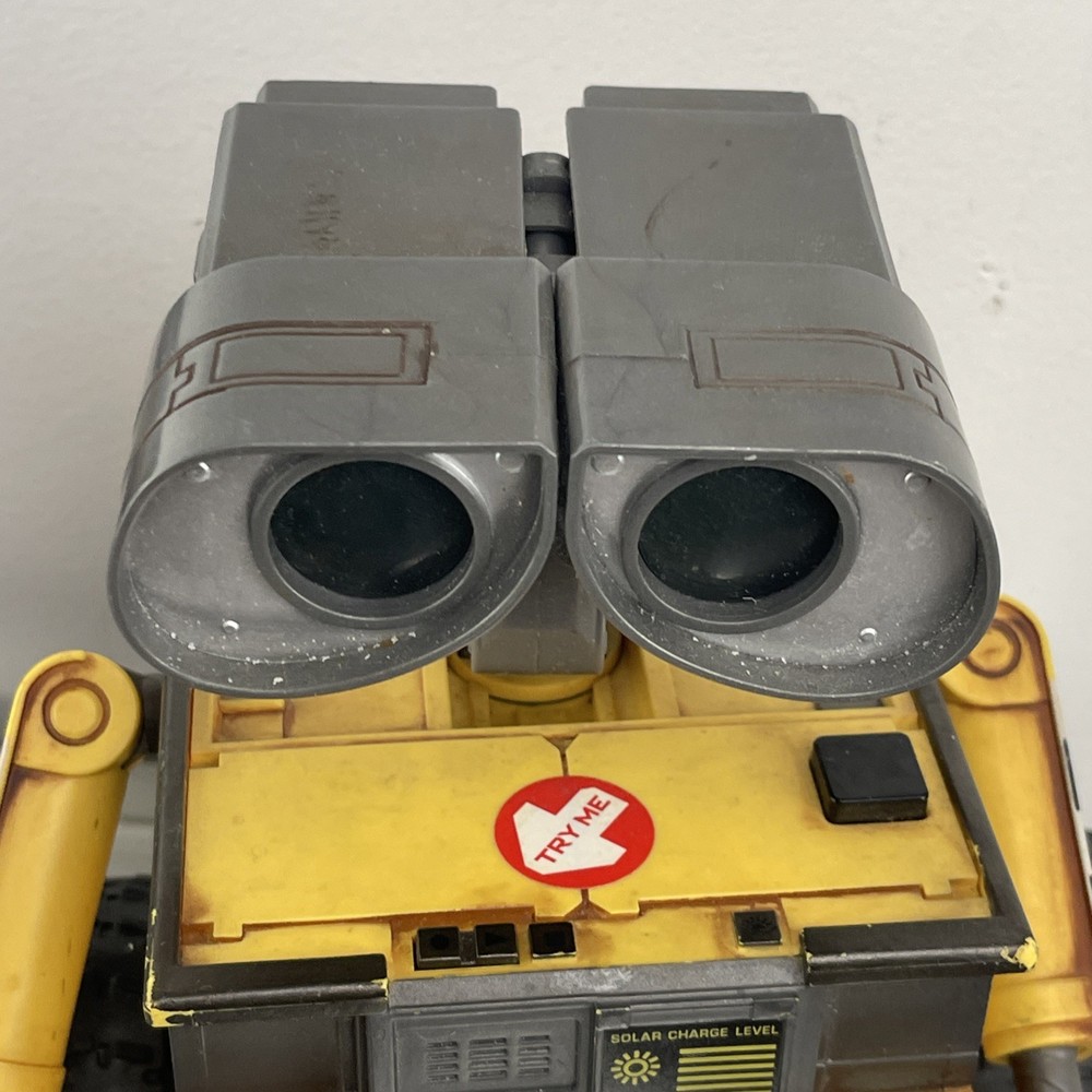 Disney Pixar WALL-E Interactive Robot Thinkway No Remote WORKS! 10” Toy HTF Read