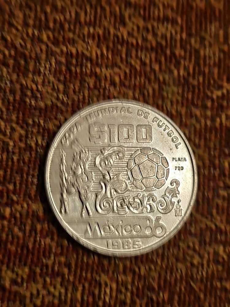 1986- Mexico, 100 1.oz Silver