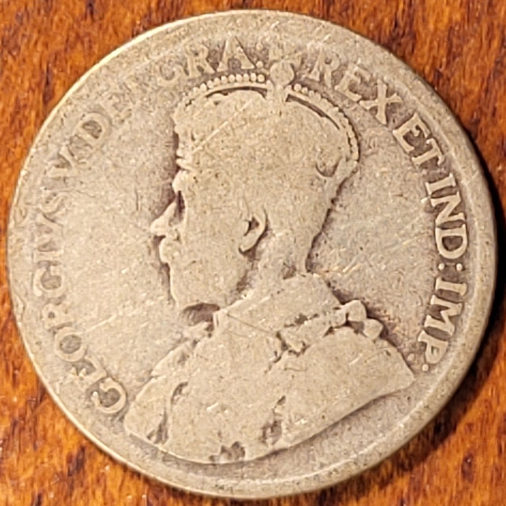 Old Smoothy  Canada  25 Cent Silver  Coin   N231