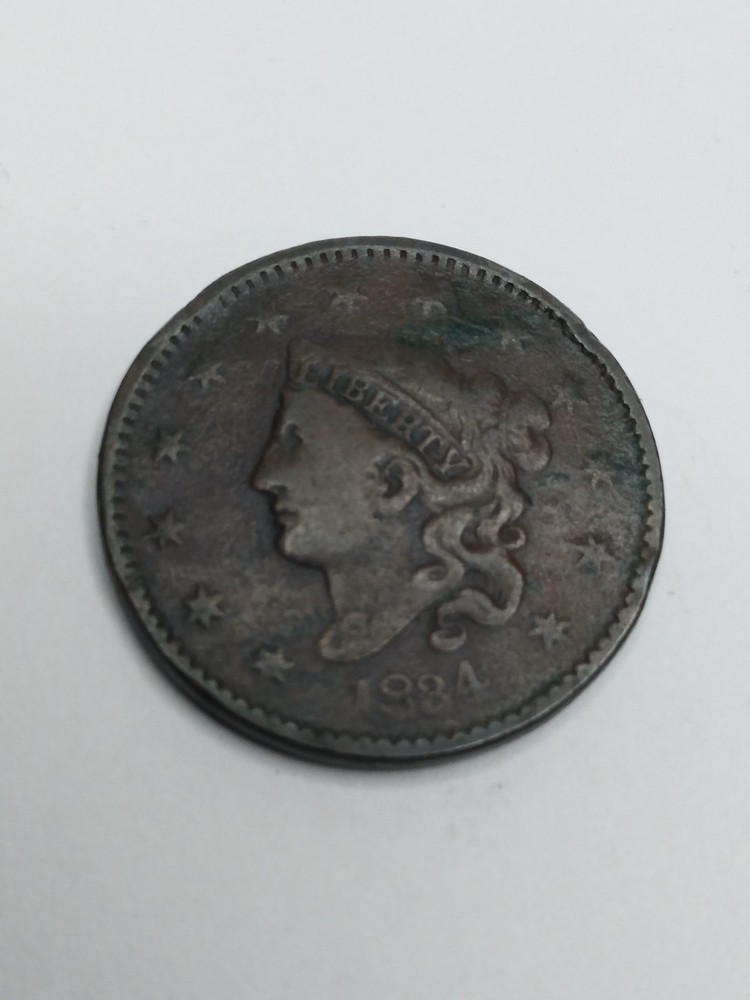 1834 Coronet Head Large Cent