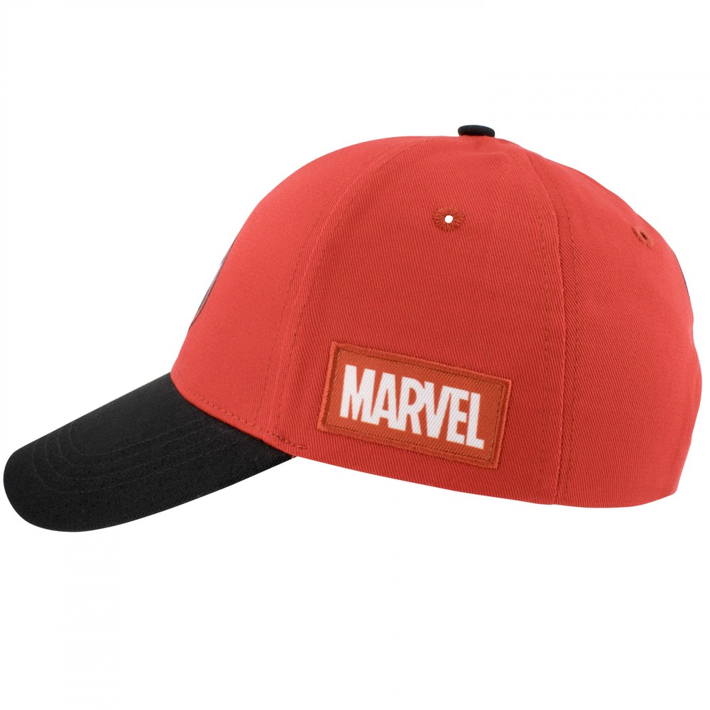 Deadpool Logo Red Snapback Hat Red