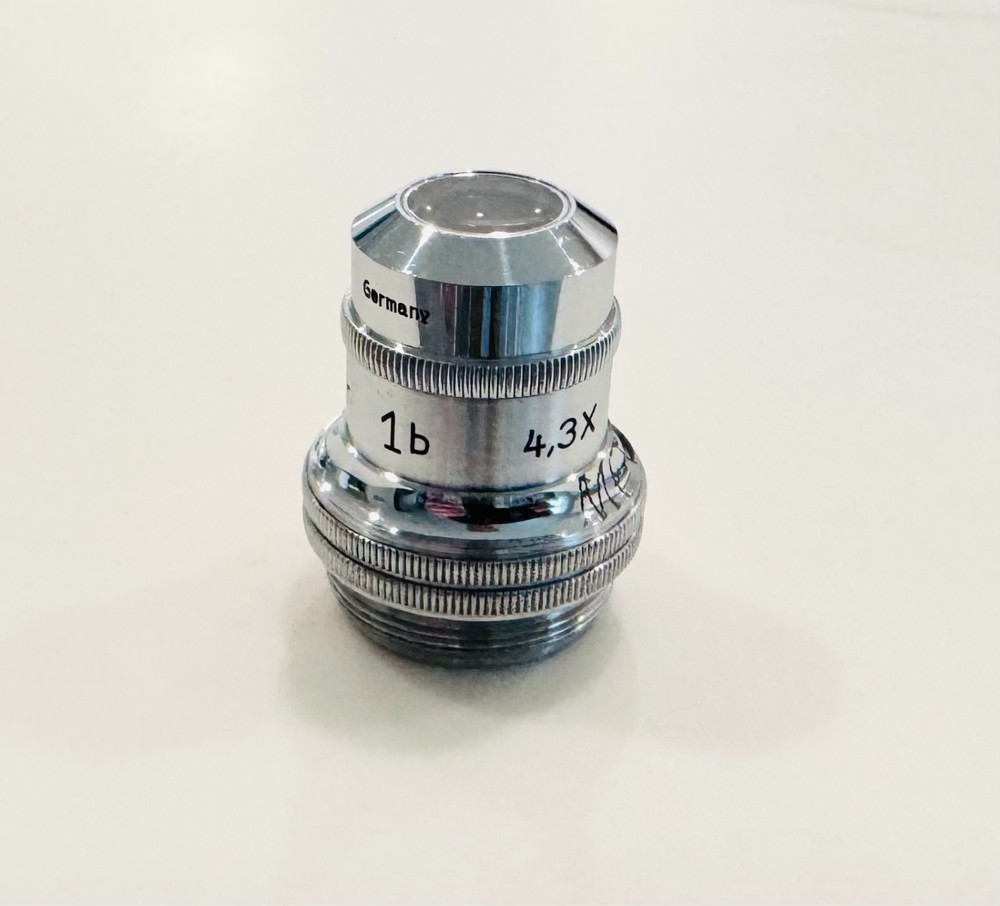 Leitz 4.3X 1b P Polarizing Microscope Objective Lens 170mm