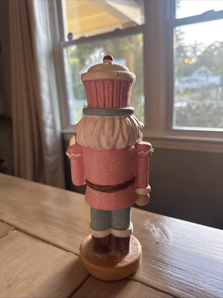 Pink Christmas Candy Nutcracker