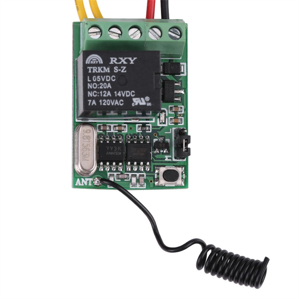 For Computer Wireless Relay Remote Control One Key Switch Receiver Transmitter