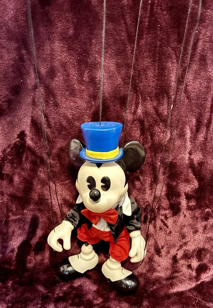 Vintage Disney Mickey Mouse String Puppet (Marioette)