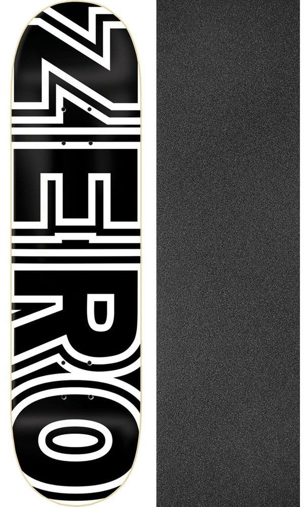 Zero Skateboards Bold 8.12" Skateboard Deck + griptape