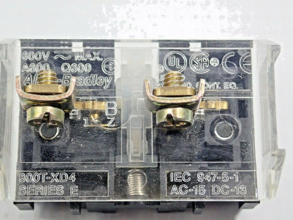 ALLEN BRADLEY 800T-XD4 CONTACT BLOCK SERIES E