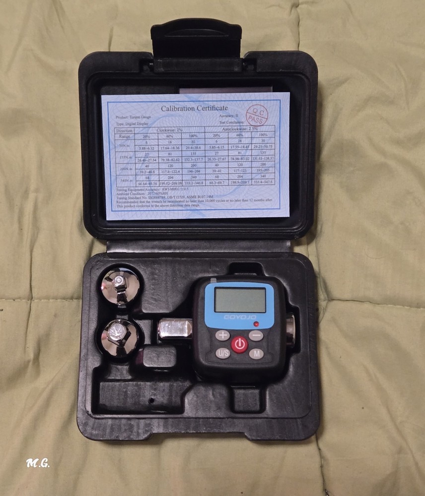 3/4" Digital Torque Adapter . Torque Meter Tester Convert