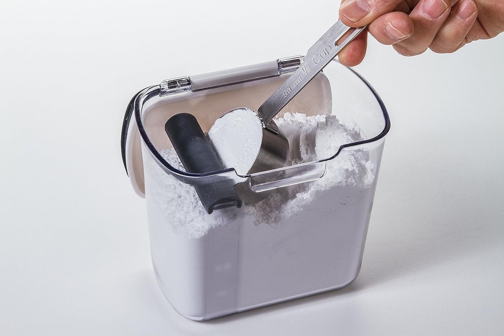 Quart Airtight Powdered Sugar Storage Container
