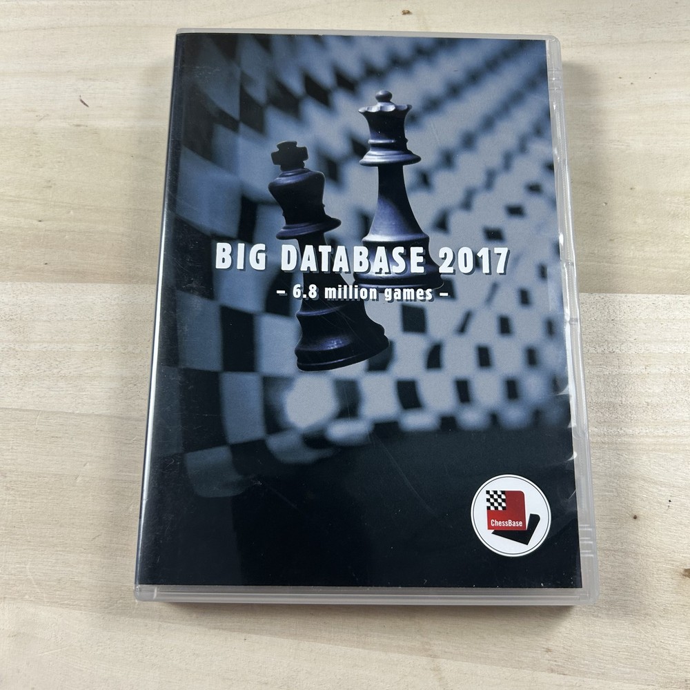 ChessBase Big Database 2017 DVD ROM - 6.8 Million Chess Games Software for PC