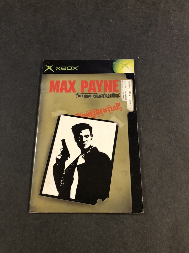 max payne xbox Manual Only
