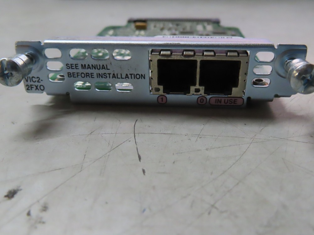 Cisco VIC2-2FX0 800-33584-01 Voice Interface Card