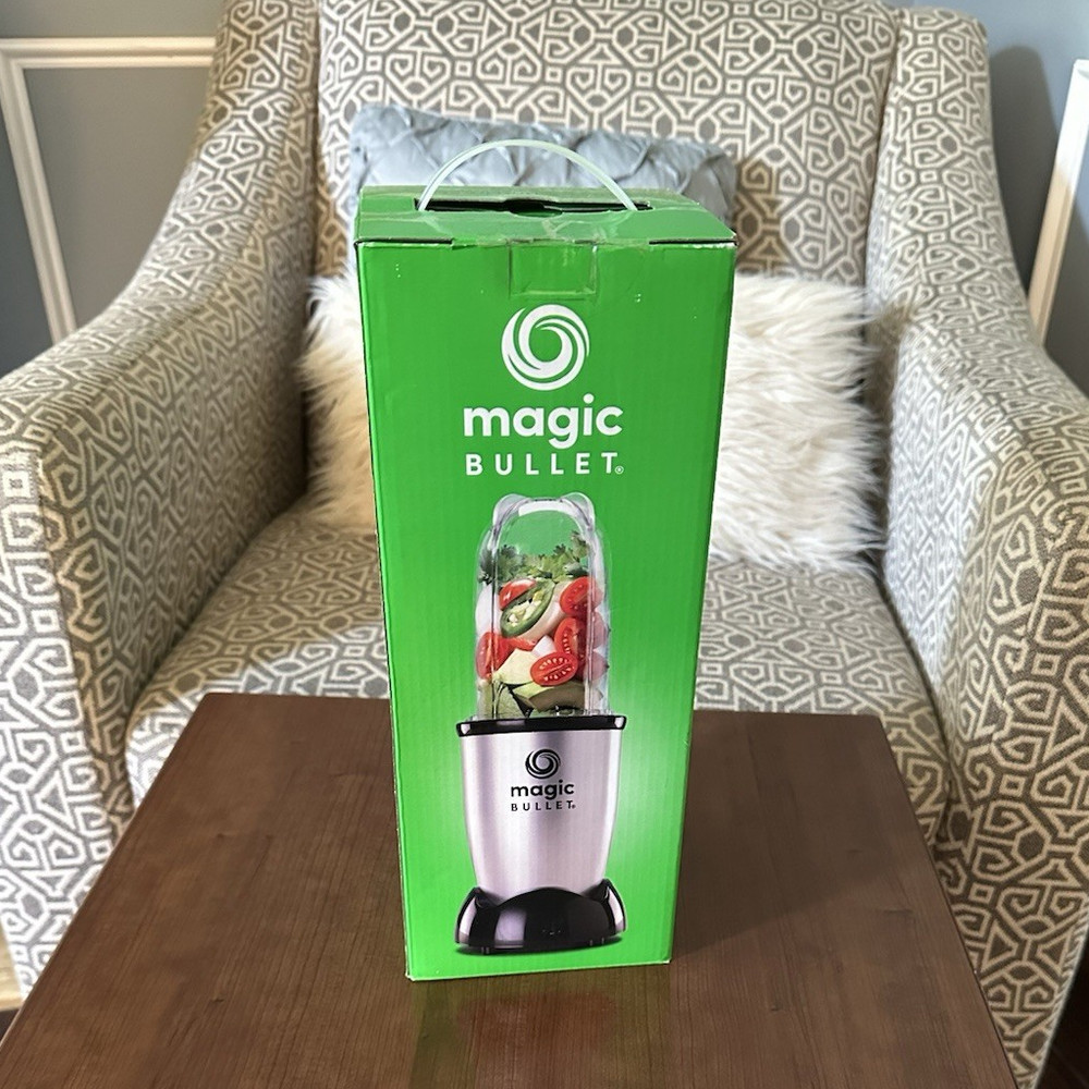 Magic Bullet Personal Blender Electric Silver Black