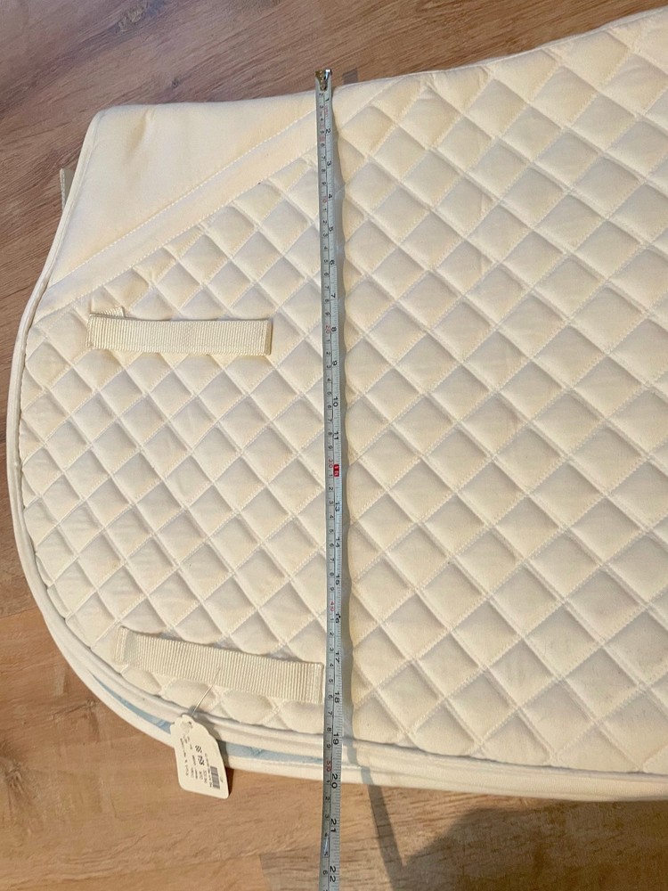 Roma Coolmax White AP Saddle Pads New With Tags