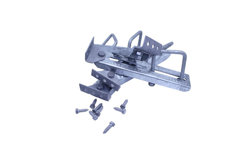 Bunk Bracket kit for Boat Trailer Galvanized- 12 Inch tall - 4 units