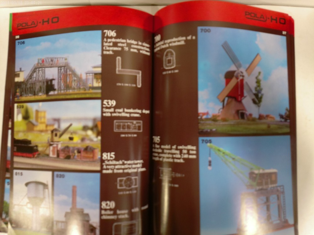 POLA 1982 Model Construction Kits HO-N Catalog