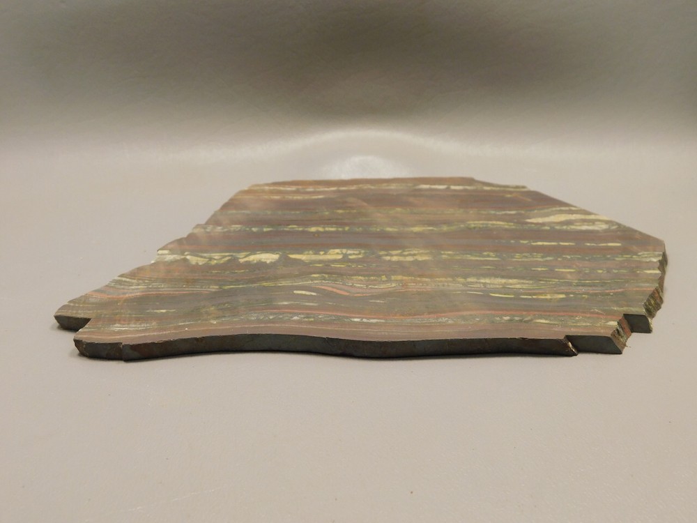Tiger Iron Rough Rock Lapidary Stone Slab Cabbing #O3
