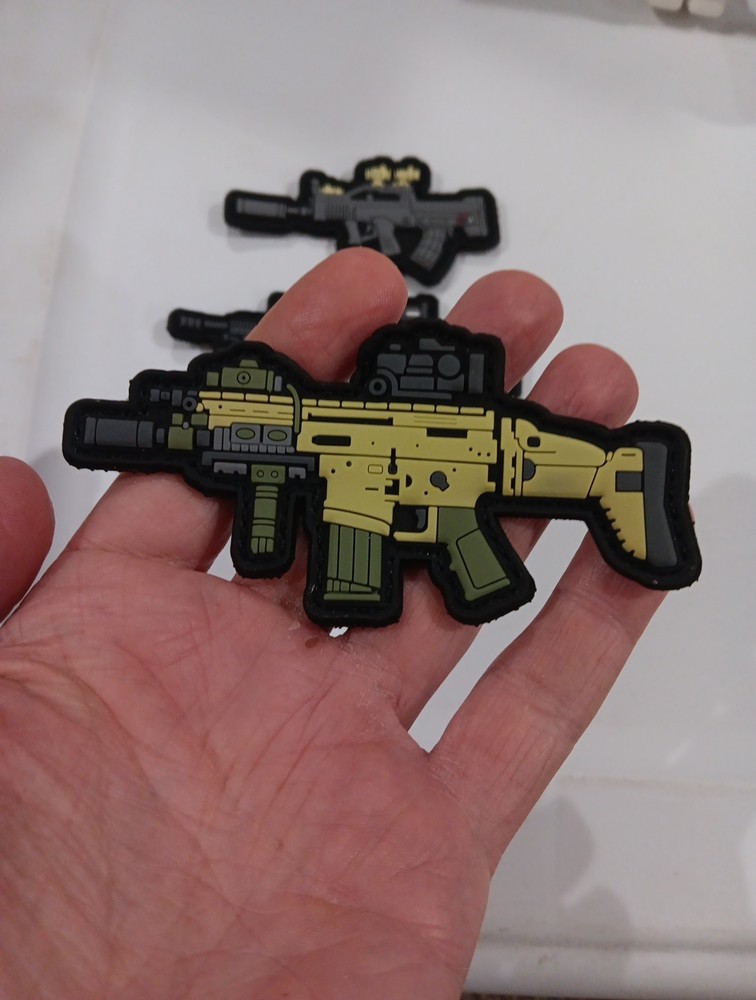 Pvc Morale Assault Rifle Patch Lot