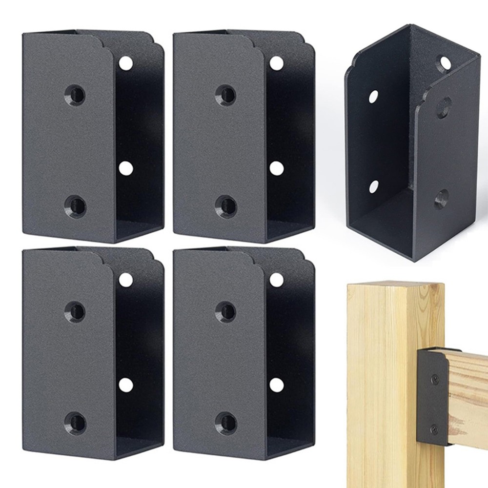 Stainless Steel Deck Railing Bracket Hidden Design 2x4 Rustproof 8Pcs