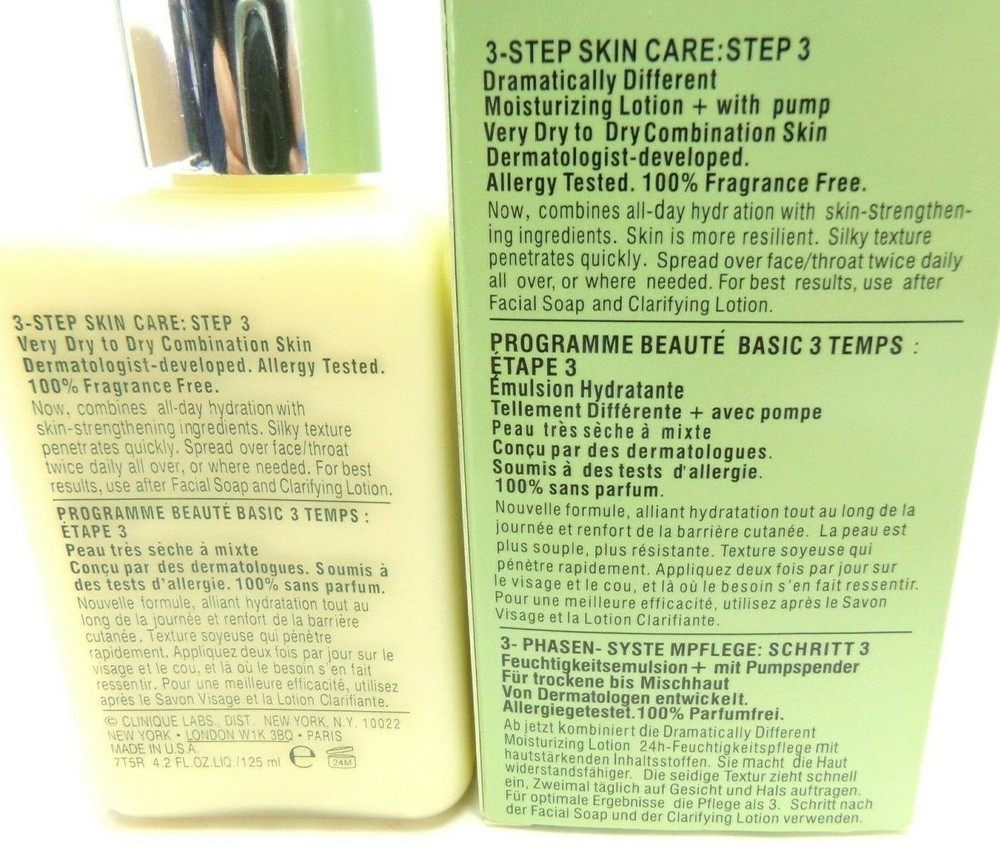 Clinique® Dramatically Different Lotion + With Pump, 4.2 oz / 125 ml Bottle