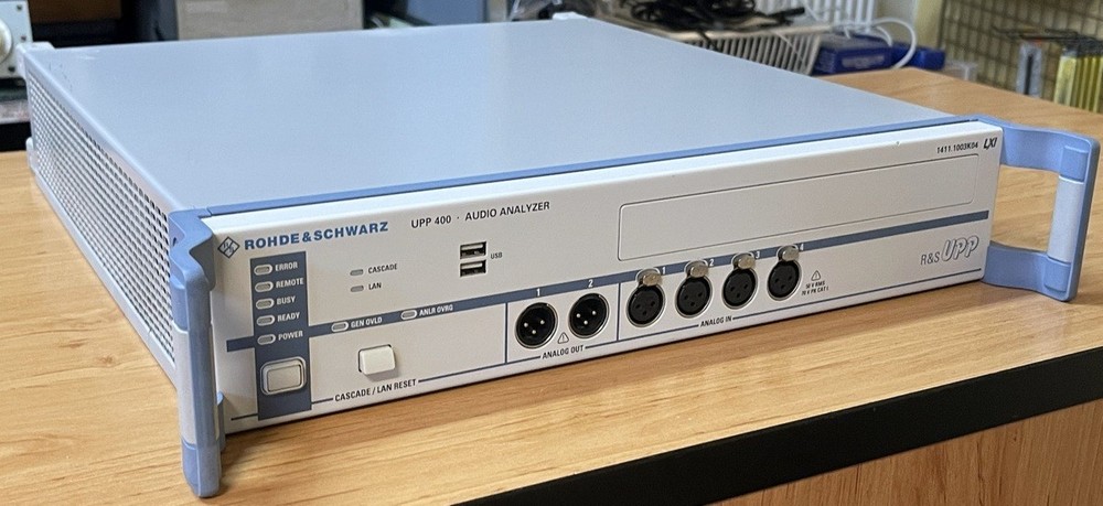 Rohde & Schwarz UPP400, audio analyzer