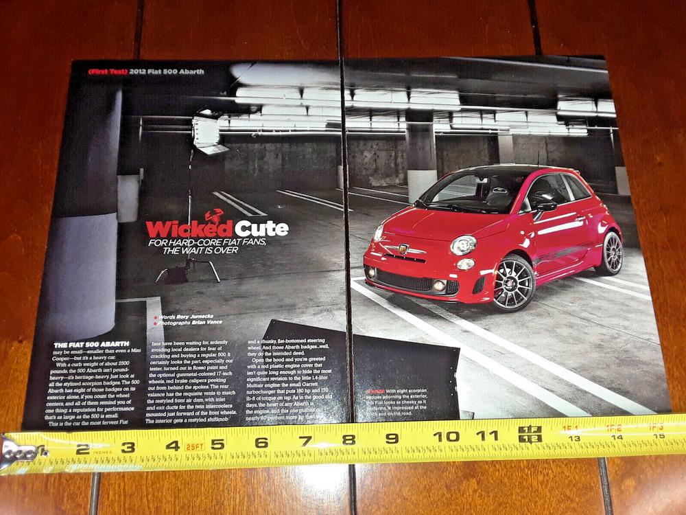 2012 FIAT 500 ABARTH ORIGINAL ARTICLE