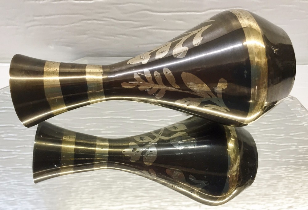 2 Brass Bud Vases India