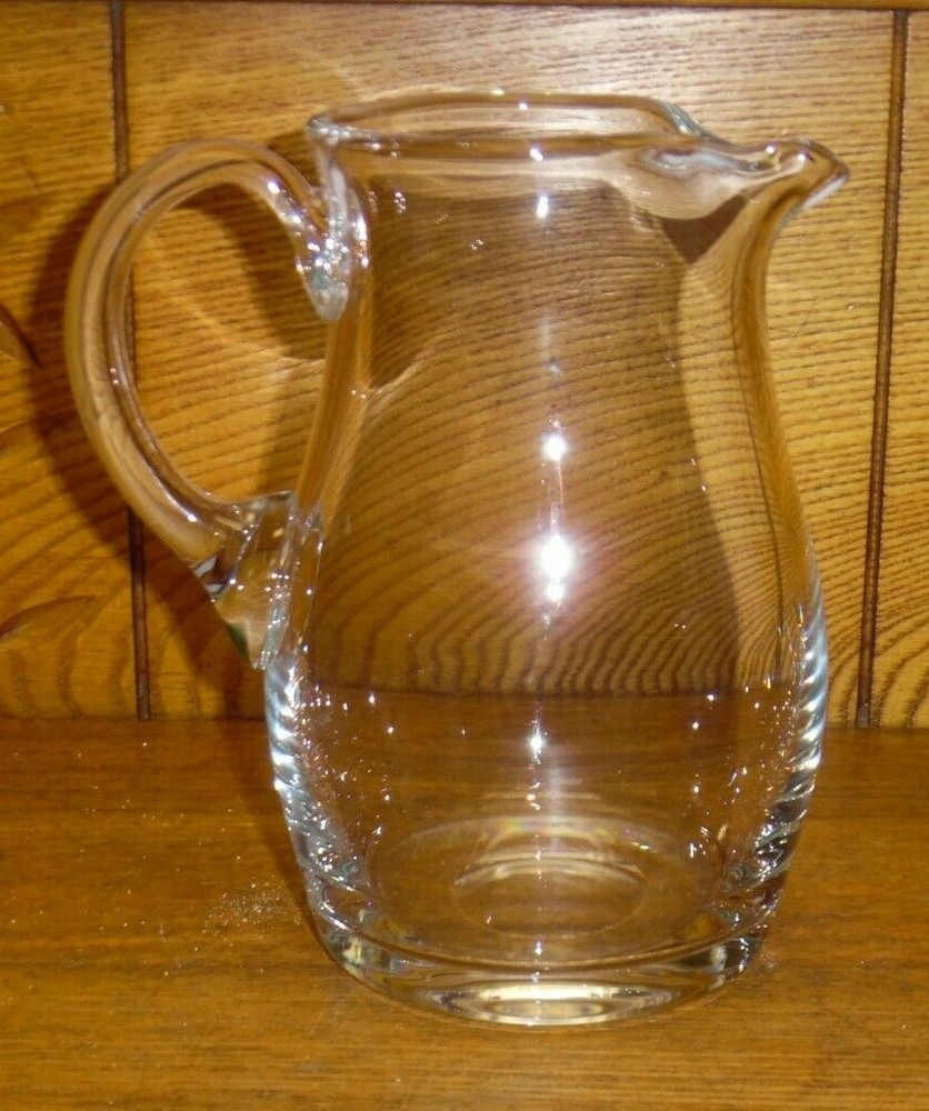 Elegant Smaller Size Crystal / Glass Pitcher - 7"