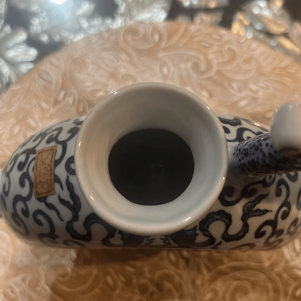 Antique Andrea Sadek circle vase/tea pot