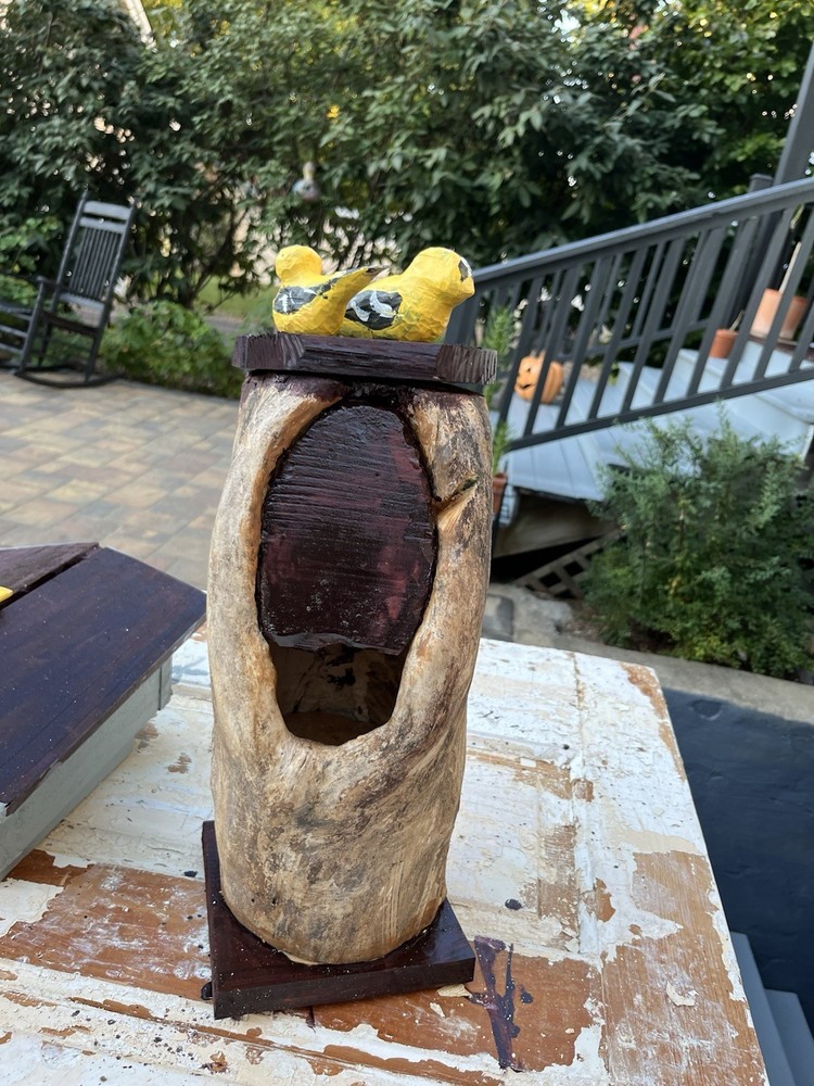 Hollow Log Bird House