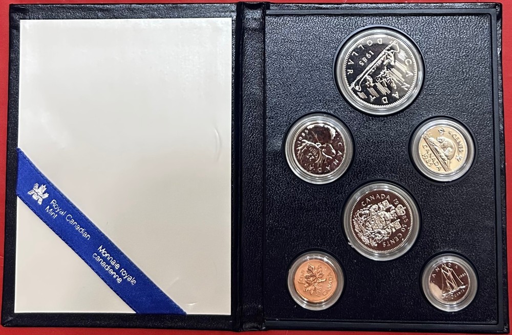1985 Canada Specimen Set Plus COA & Box
