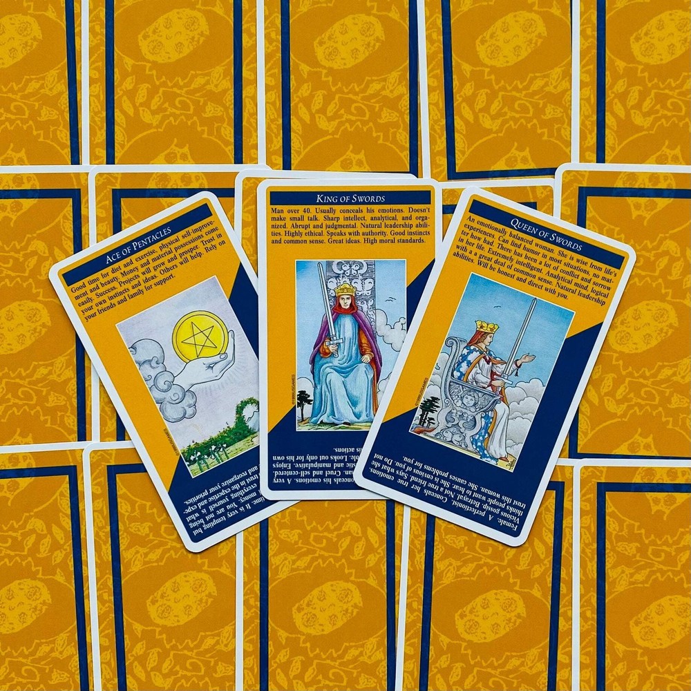Quick & Easy Tarot Deck Cards With Printed Meaning Esoteric US Games NEW