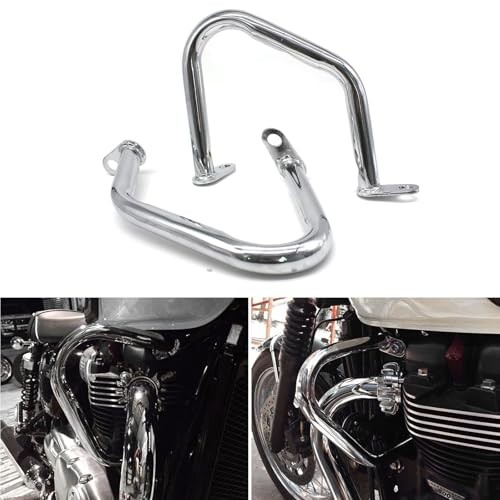 Motorcycle Engine Guard Crash Bar Bumper Falling Protector for Silver