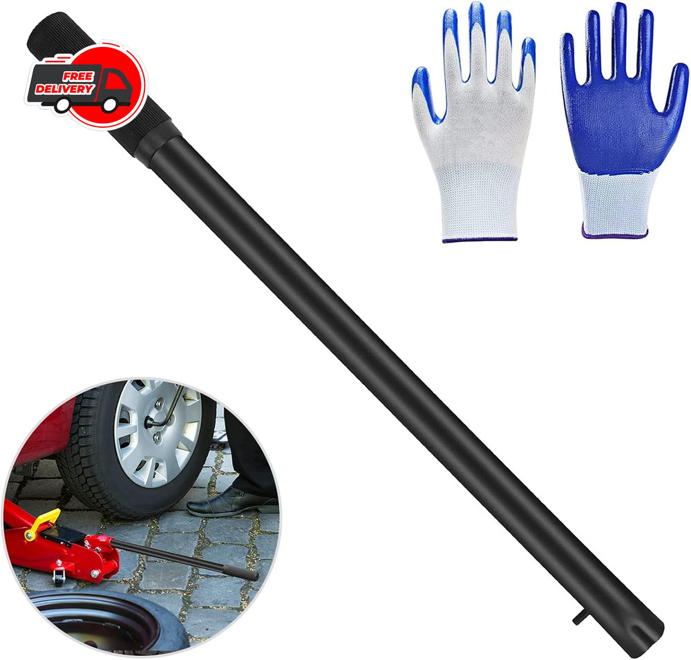 Horizontal Hydraulic Jack Handle 2 Ton Jack Handle Replacement with Rubber....