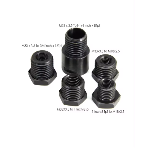Lathe Headstock Spindle Adapter Carbon Steel Threaded Chuck Insert Turning Tool