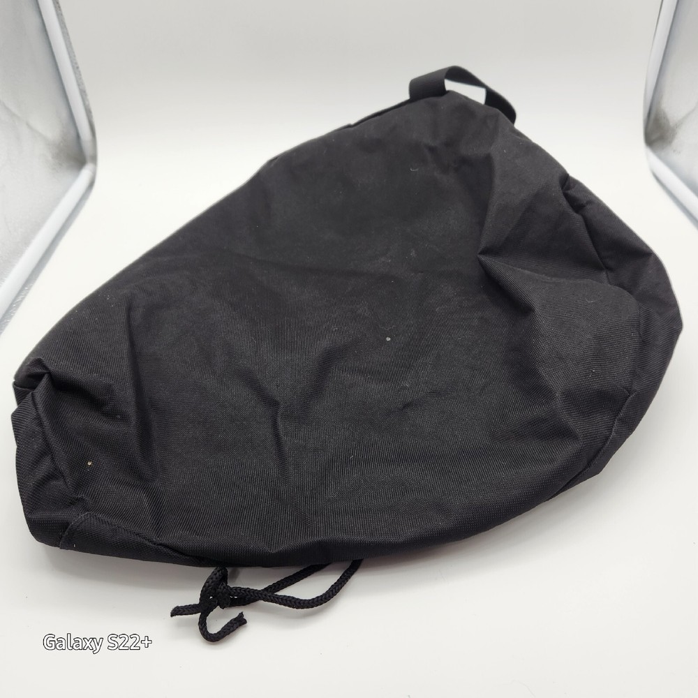 Storage bag Mesh Nylon Canvas DanDee Pull String 18" Diameter 15" Tall Black