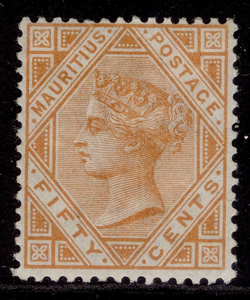 MAURITIUS QV SG111, 1s orange, M MINT. Cat £45.