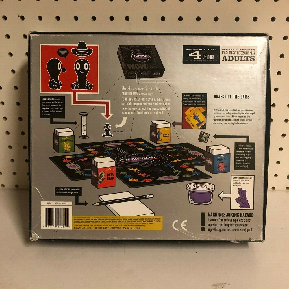 Wow Game by Cranium 2007 Edition 100% Complete